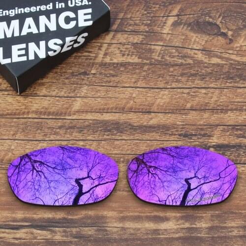 ToughAsNails Resist Seawater Corrosion Polarized Replacement Lenses for Oakley XS Fives Sunglasses Purple Mirrored