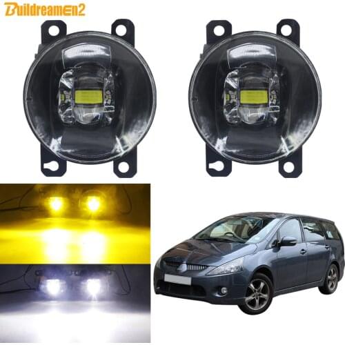 Fog Light Assembly 30W 8000LM Car Front Bumper LED Lens Fog Lamp 12V For Mitsubishi Grandis NA_W MPV 2004-2011