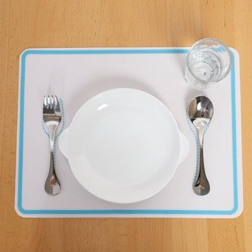 Dining Utensils for Kids Montessori Materials for Dinner Mini Fork and Spoon/ Silicone Placemat/ Small Glass Jug and Cup