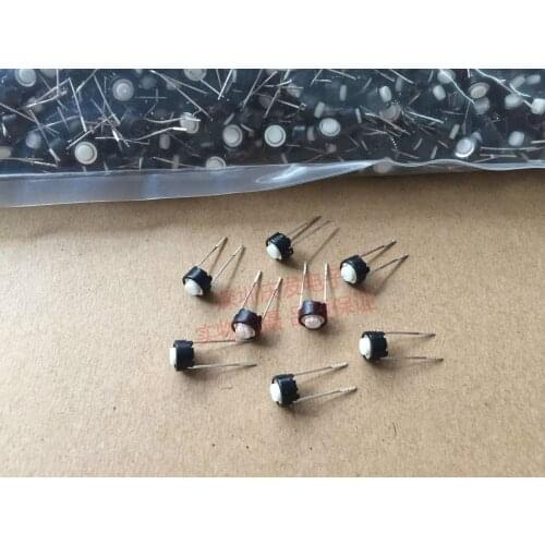 Japan ALPS Plug 2 feet Tact Switch 6*6*4.3 Micro Move Button Switch Round White 500,000 1.57N