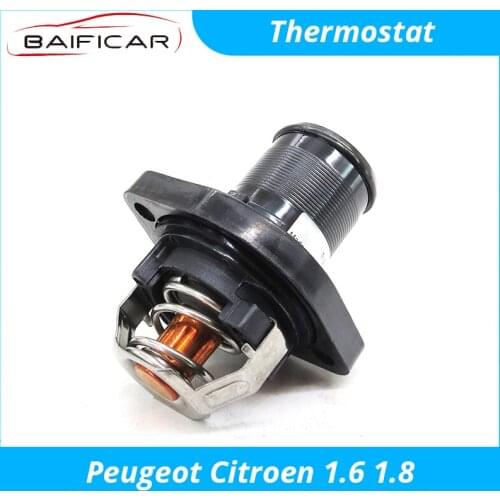 Baificar Brand New Quality Thermostat Water Temperature 1336Q1 for Peugeot 206 207 301 2008 307 308 408 Citroen C2 DS5LS 1.6 1.8