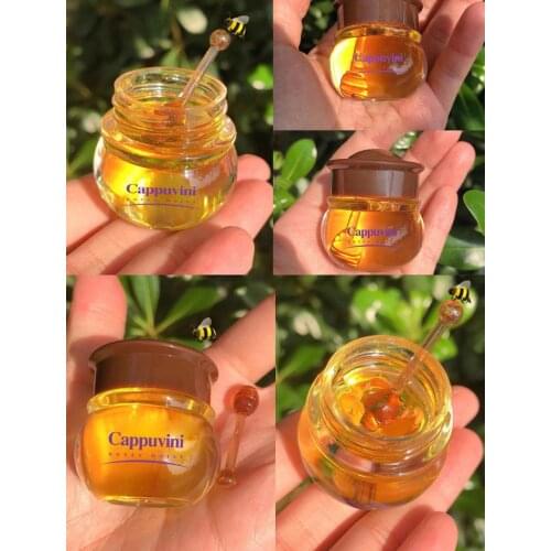 Moisturizing Honey Lip Oil Unisex Nourishing Anti-wrinkle Lip Care Anti-cracking Smooth Lip Fine Lines Sleeping Lip Mask TSLM2