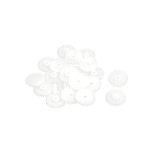 20Pcs 15mmx2mm 28 Teeth Single Steering Motor Gear for RC Car Transmission Axle