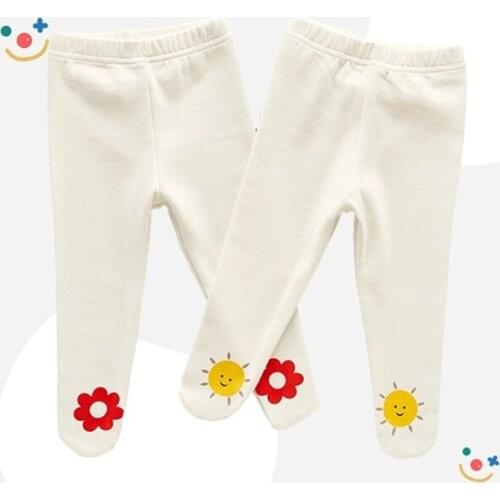2021 Spring and Autumn Baby Clothes Cotton Leggings for baby Newborn Pants Cute Infant Legging Casual Toddler Clothing for girls