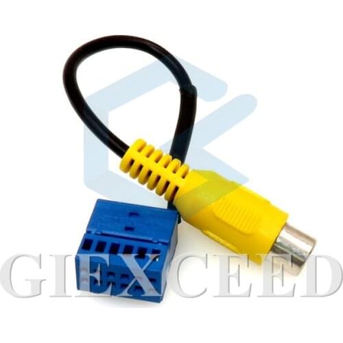 Automotive Vehicle Backup Camera Wiring Harness Reversing Video Wire Camera Conversion Cable Socket For VW BMW