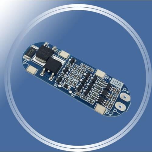 Free Shipping! 5PCS/LOT 3S 10A Lithium Battery Protection Board 11.1V 12V 12.6V BMS overcharged/short-circuit