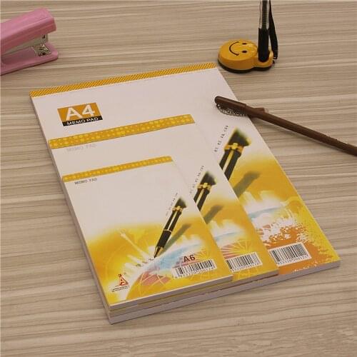 A4 A5 A6 business Memo Pad Fashion High Quality Creative Stationery blank Message Pad Office Supplies