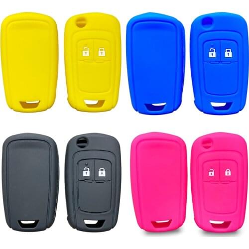 For Chevrolet Sail Lova RV Silica Gel Car Key Cover Case for Chevrolet Cruze Aveo Trax Malibu Cruze Spark Epica Lova Key Holder