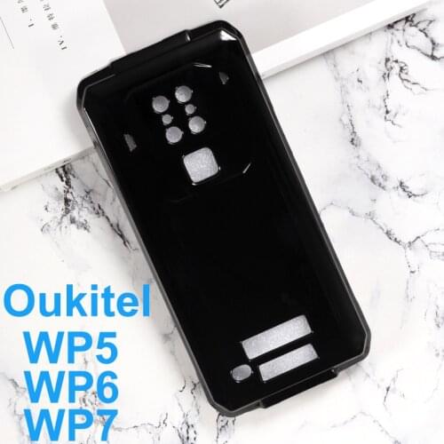 For Oukitel WP7 Protector Case Soft Silicon TPU Telefon Back Case Cover For Oukitel WP6 WP5 Bumper Funda Protective Glass Coque