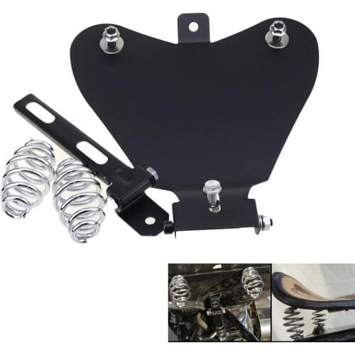 For Harley Sportster XL883 XL1200 48 2004-2006 2010-2015 Motorcycle 3" Solo Spring Mounting+Seat Baseplate Bracket Kit