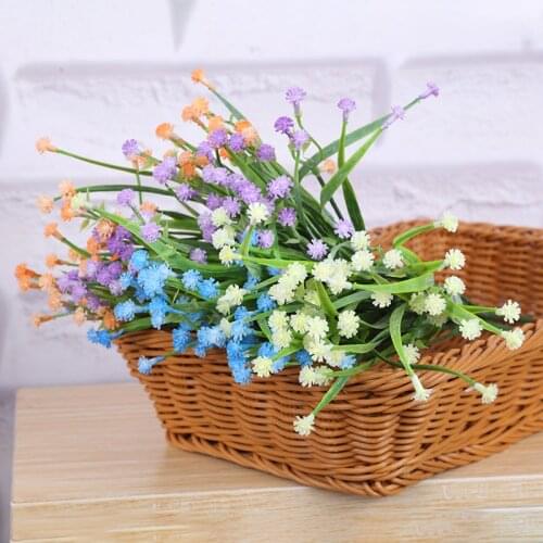 Home vase furnishings artificial plant atomization distressed straight spring grass starry indoor dining room divider