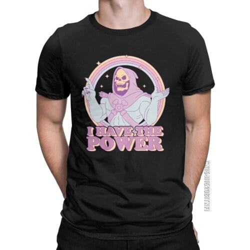 He-Man Masters Of The Universe Skeletor T-Shirt For Men Novelty 100% Cotton Tee Shirt Crew Neck Classic T Shirt Adult Tops