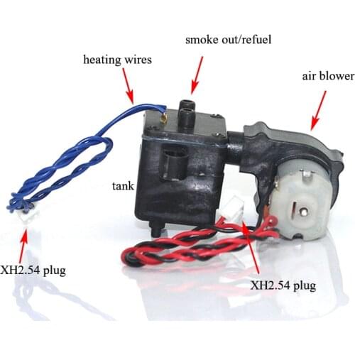 Smoke Generator / 6V Voltage Reduce Plate Smoker Parts for 1/16 Henglong RC Tank Model 6.0S/6.1S Version/RC Trailer/Excavator