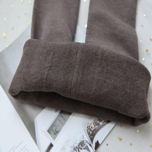 Cashmere Women Winter Tights Warm Fleece Pantyhose Thick Slim Lace Ankle Length Tights for Girls
