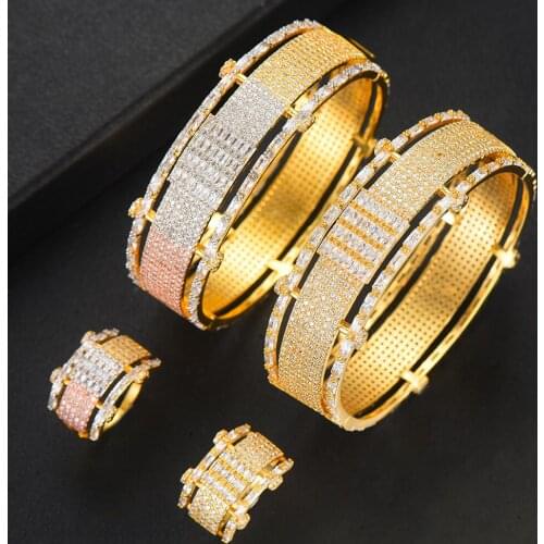 Kellybola Brand Trendy Indian Big Jewelry Set For Women Wedding Banquet Anniversary African Nigerian Bangle Ring Jewelry sets