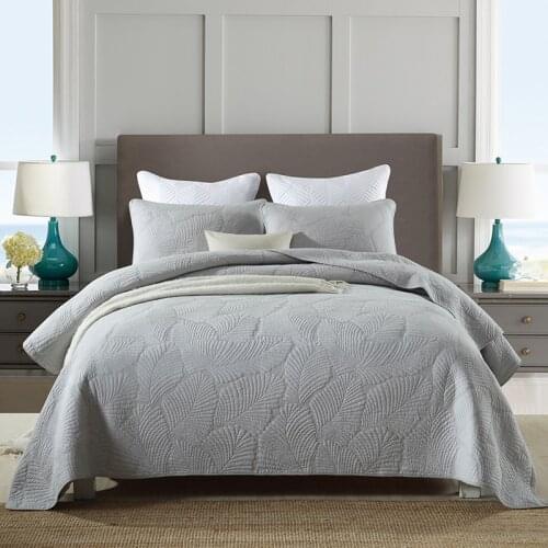 High-grade cotton quilt sets double bed cover three-piece set to increase the bedspreadr bedspread bedding Full Queen king