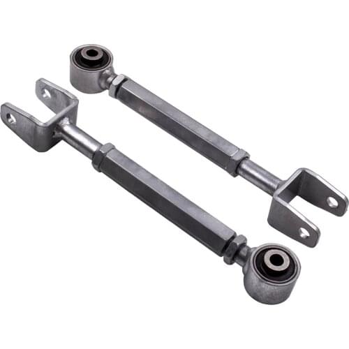 2 Pcs Rear Adjustable Camber Control Arms Kit for Dodge Journey 2009 & 2010 1 Pair for Chrysler Sebring 2007 Silver