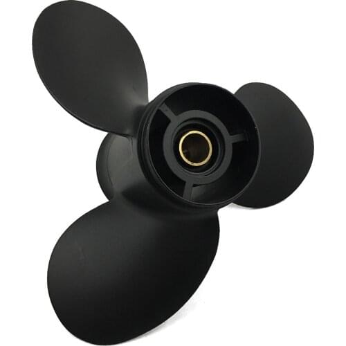Boat Propeller 9x9 Fit for Mercury Outboard 9.9HP-15HP 3 Blades Aluminum Prop 8 Tooth Propel RH OEM NO: 48-828156A12 9x9