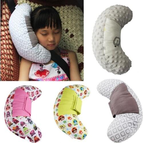 Multifunction Convenient Headrest Comfortable Adjustable PP Cotton Car Interior Baby Rest Sleep Side Pillow for Auto Accessories