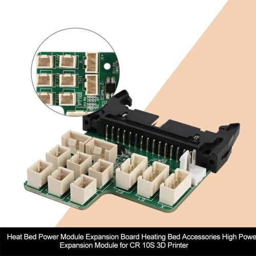 Power Module For CR 10S Pro 3D Printer Expansion Board Heating Bed Accessories High Power Joining Plate For CR 10S Benchmark