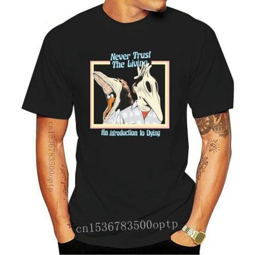 New Beetlejuice INTRODUCTION TO DYING NEVER TRUST THE LIVING T-Shirt 2021 Tops Tee Shirt High Quality