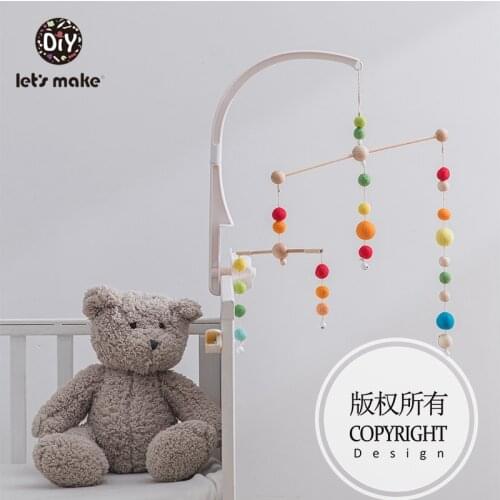 Lets Make Baby Toys 13 24 Months 1set Mobile On The Bed Rattles For Kids Mobile For Crib For Infants Musical Bed Bell Rotating