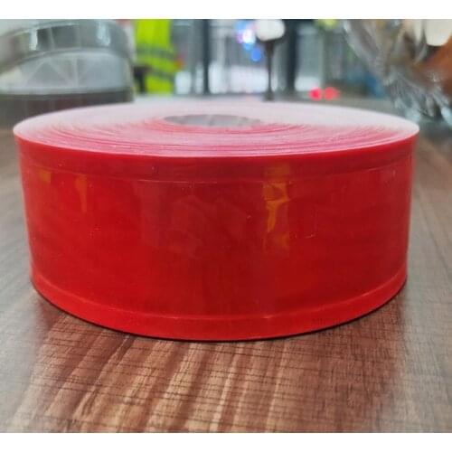 Lattice reflective strip red 3.5CM reflective strip clothing accessories can be customized 50 meters/roll
