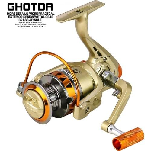 Fishing Reel JF200-7000 Metal Spool Spinning Reel Saltwater Reel For Carp Reel Fishing Pesca