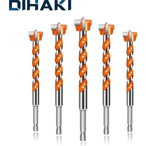 16-25mm Self Center Drill Bit Boring Drill Bits Tungsten Steel Carpentry Woodworking Wood Drilling Tool Rotray Cutter Forstner