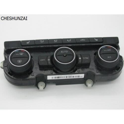 Climatronic air condition interruttore sul pannello di controllo ac riscaldamento sedile for vw PQ 35 new tiguan cc golf mk6