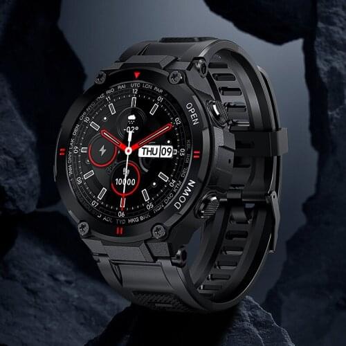 FITRACK New Bluetooth Smart Watch Mens Waterproof Fitness Heart Rate Blood Pressure Monitoring Sports Watches For IOS Android