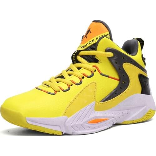 Sport Kids Sneakers Boys Casual Shoes Girls Sneakers Children Shoes Basketball Anti-slippery Leather Running Trainers Footwear
