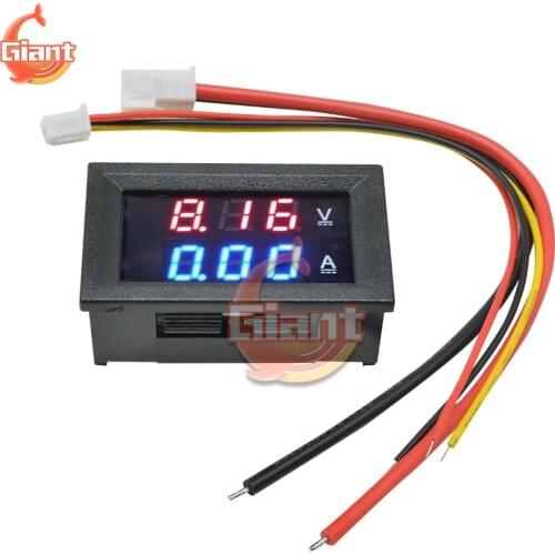 LED Digital Voltmeter Ammeter DC 50A 100A 75mV FL-2 DC Analog Ammeter Current Shunt Resistor DC100V 50A Volt Ampere Meter Tester
