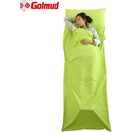 New Ultralight Outdoor summer Sleeping Bag Liner Polyester Pongee Portable Single layer Camping Travel Sleep Bag free shipping