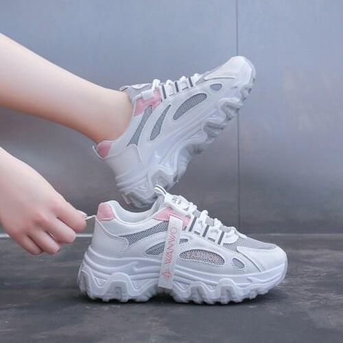 2021 new Sport Running Shoes Women Air Mesh Breathable Walking Women Sneakers Comfortable Chunky sneakers Chaussure Femme