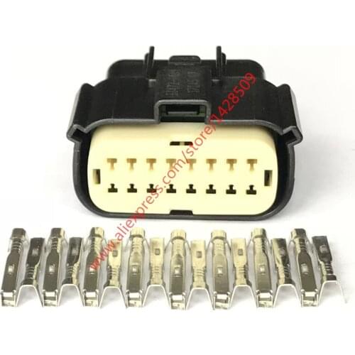 10 Sets 16 Pin Headlight Socket Automotive Female Connector 33472-1601 For Ford Focus Mondeo EDGE Fiesta