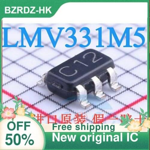 5PCS/lot LMV331M5X/NOPB C12 SOT23-5 New original IC