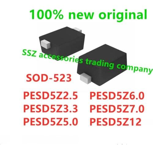 500PCS PESD5Z2.5 PESD5Z3.3 PESD5Z5.0 PESD5Z6.0 PESD5Z7.0 PESD5Z12 PESD ESD SOD-523 100% new original