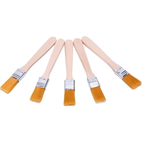5x Painter Artists Oil Painting Drawing Brush Tool 1.4cm Wide Yellow Promotion