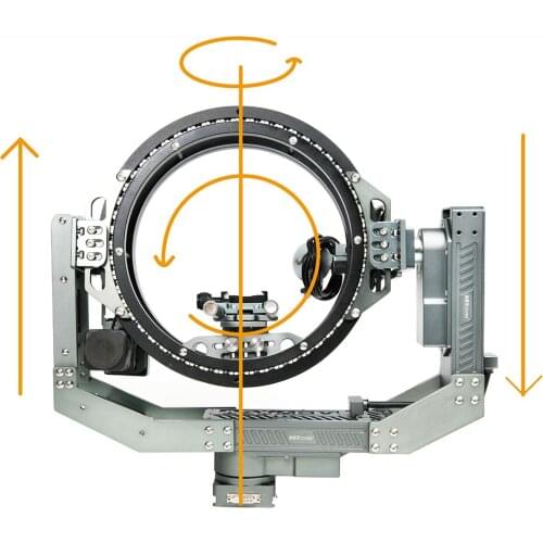 ASXMOV G4S top quality multifunctional CNC timelapse 130cm camera slider with 3D head APP controller for filmmaker