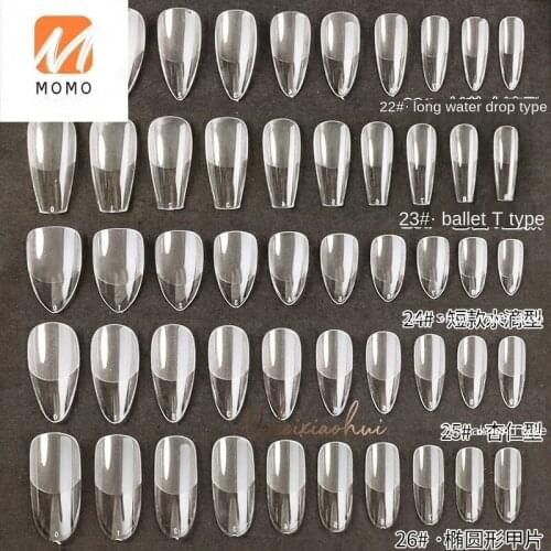 Black Technology Nail Tip Polishing-Free Ultra-Thin Seamless Frosted Wear Nail Patch Manicure C Radian Shaping