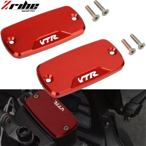 FOR HONDA VTR 1000F 1997-2007 2006 2005 Motorcycle Accessories Part Fluid Reservoir Cap Motorbike front brake moto CNC Aluminum