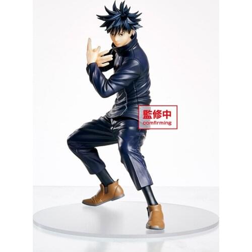 Bandai Anime Jujutsu Kaisen Action Figures 18cm Fushiguro Megumi Ornaments Collectible Figures Pvc Model Toy Gifts