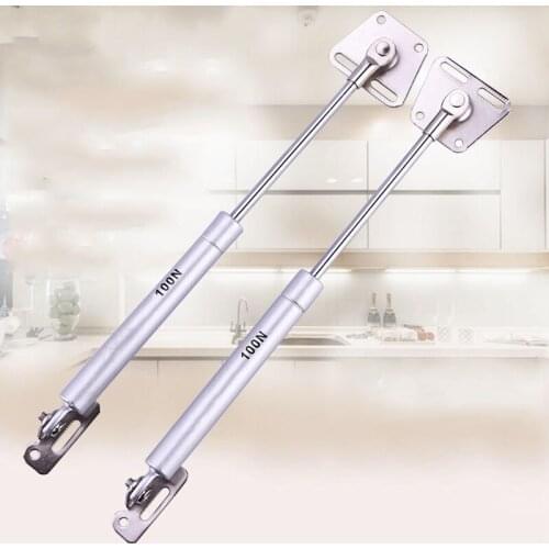 1PC Hydraulic Gas Spring Lid Support Hinge Heavy Duty Lid Stay 100N/10kg with Soft Close Support Furniture Kitchen Cabinet Hinge
