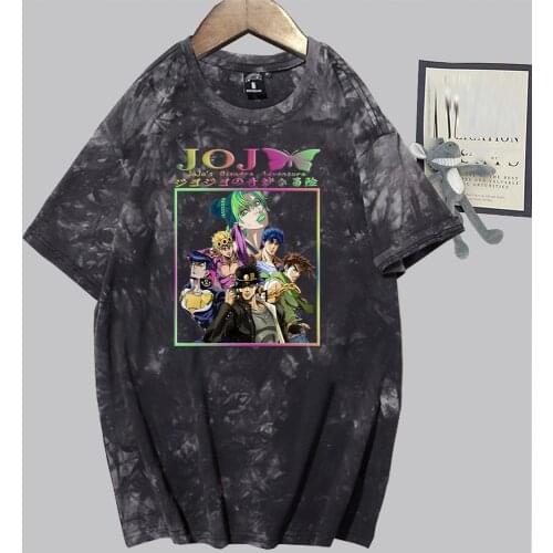 Hot Anime Jojo Bizarre Adventure Funny T-Shirt Stone Ocean Cool Tees