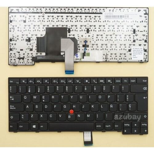 Spanish SP Keyboard for Lenovo Thinkpad E450 E455 E450c E460 E465 04X6191 04X6151 04X6111, 04X6104 04X6144 04X6184, Black