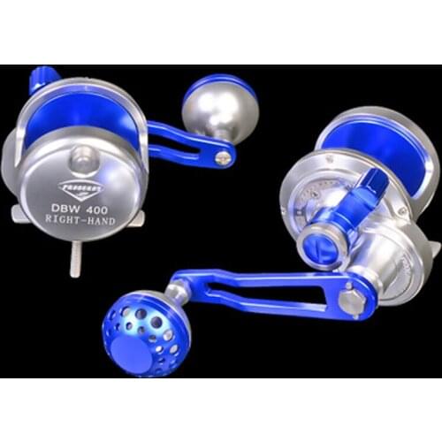 Raft Wheel All-metal Raft Fishing Wheel Fly Fishing Wheel One-way Slow Rocking Iron Plate Drum Wheel DBW400 Right Hand