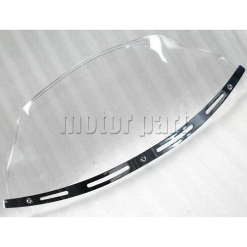 10" Motorcycle Windscreen For Harley Electra Glide Ultra Classic SE FLHTC FLHTCI FLHTCU FLHTK FLHT FLHTI Slot Windshield Trim