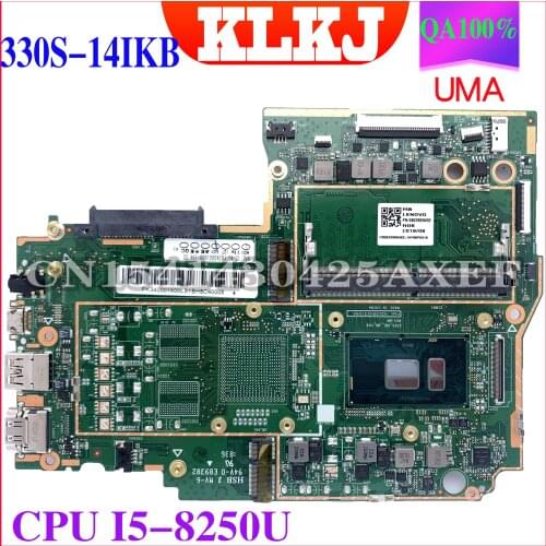 KLKJ 330S_KBL_MB_V07 Laptop Motherboard For Lenovo Ideapad 330S-14IKB Original Mainboard 4GB-RAM I5-8250U UMA