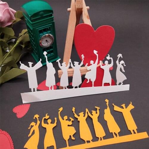 55*142mm Graduation season new Metal Cutting Dies for decoration card DIY Scrapbooking stencil Paper Craft Album template Dies